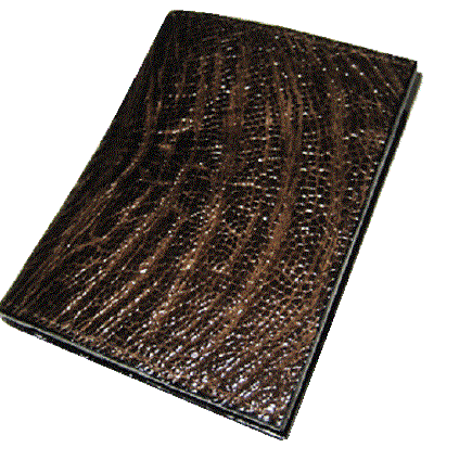 Визитница Ekzotic Leather из кожи страуса Коричневый (och03) - фото 1