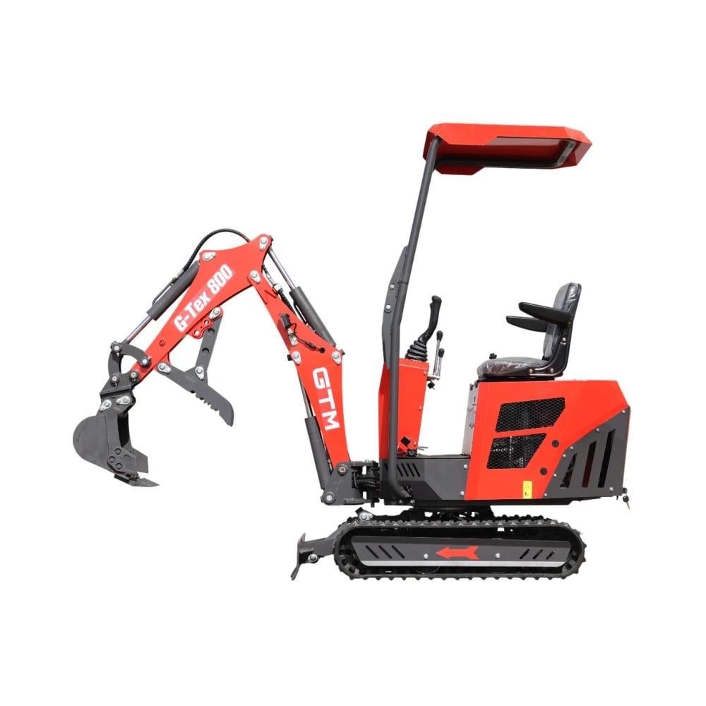 Миниэкскаватор дизельный GTM G-Tex 800 7,5 кВт 10,2 л.с. до 1,41 м 800 кг