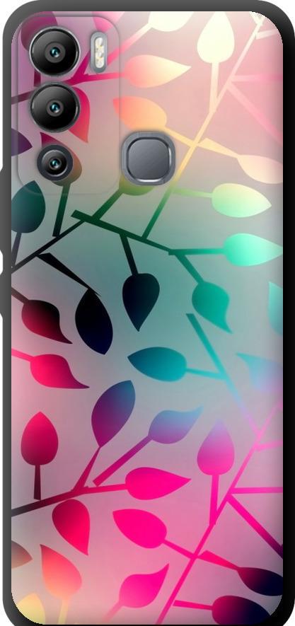 Чехол на Infinix Hot 12i Листья (2235b-2863-42517)