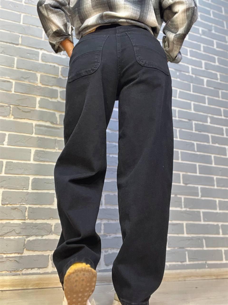 Джинси жіночі ITS Basic 3419 Skater jeans косі кишені стрейчеві скейтери банани р. 38 Чорний (2686) - фото 6 Джинси жіночі ITS Basic 3419 Skater jeans косі кишені стрейчеві скейтери банани р. 38 Чорний (2686) - фото 6