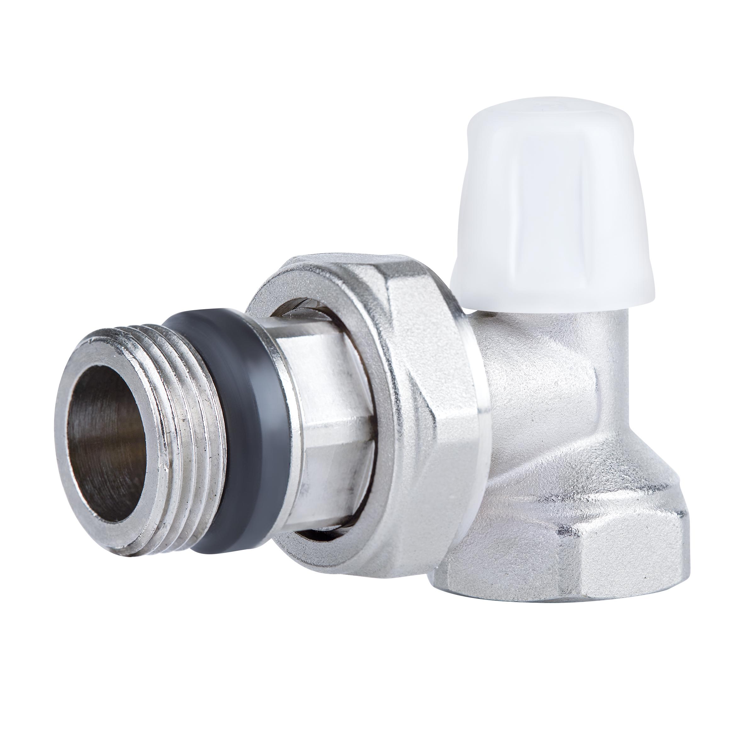 Кран радиаторный ICMA 3/4" с антипротечкой угловой без ручки №805+940 (82805AE06940)
