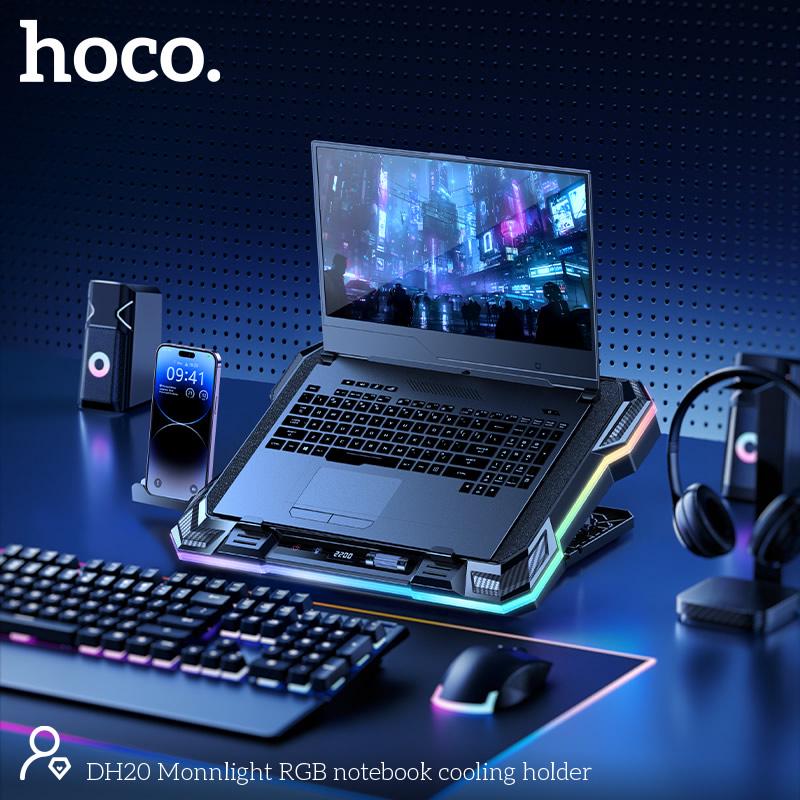 Подставка-вентилятор Hoco DH20 Monnlight RGB 14-19" (21532904) - фото 2