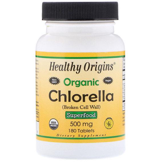 Хлорелла Healthy Origins Chlorella 500 мг 180 Tabs