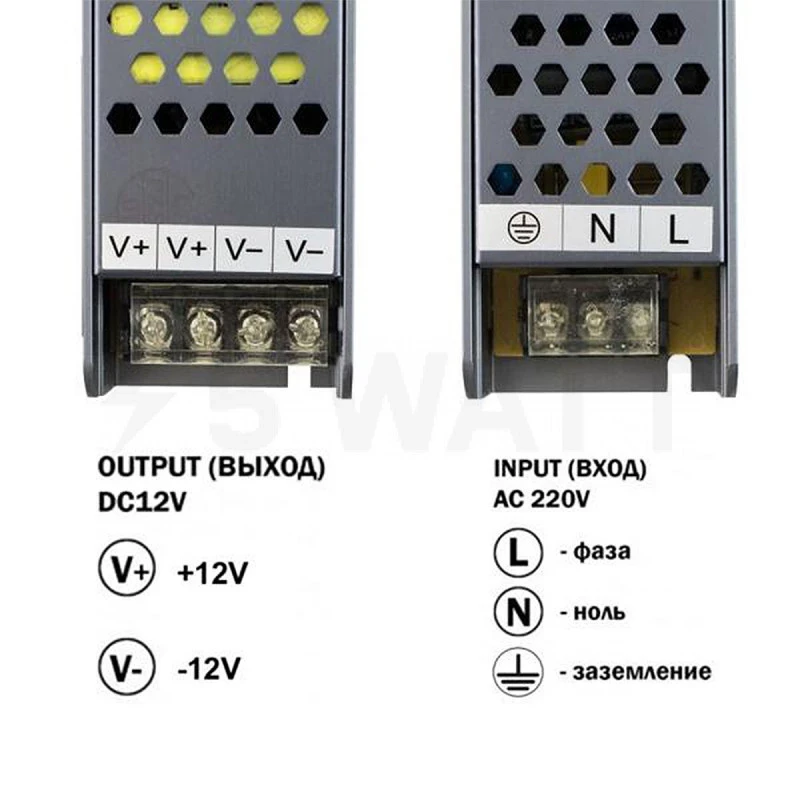 Блок живлення Professional BPU-401 12 V 400 W 33А slim - фото 3