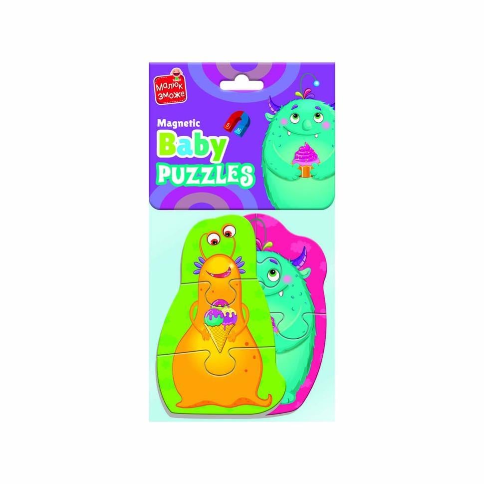 Пазли бебі магнітні Монстрики Vladi toys (VT3208-31)