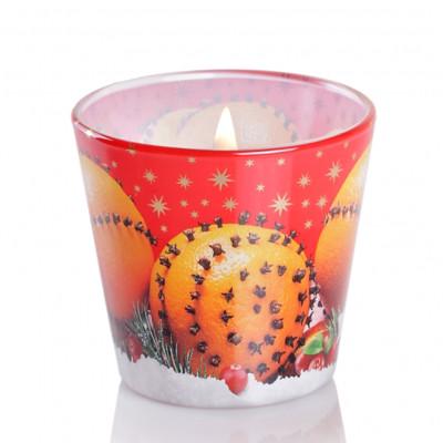 Свечка ароматическая Christmas orange с гвоздикой (28701)