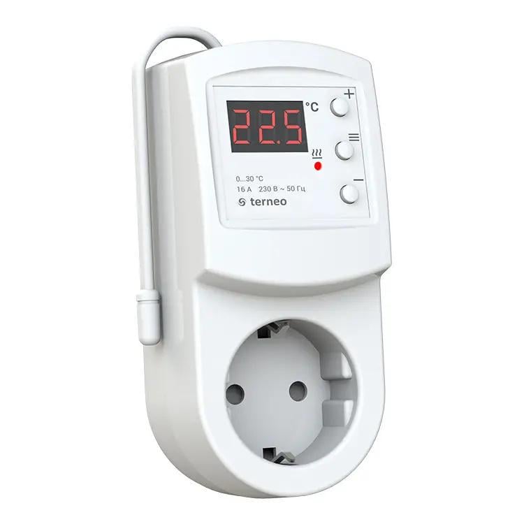 Терморегулятор Terneo RZ 0-30°С 16А Білий (27872311)