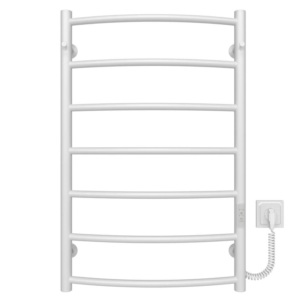 Полотенцесушитель электрический HeatPro Kelly P7 углеродная сталь правостороннее подключение 800x500 мм Белый (DH-KL8005007EWR)