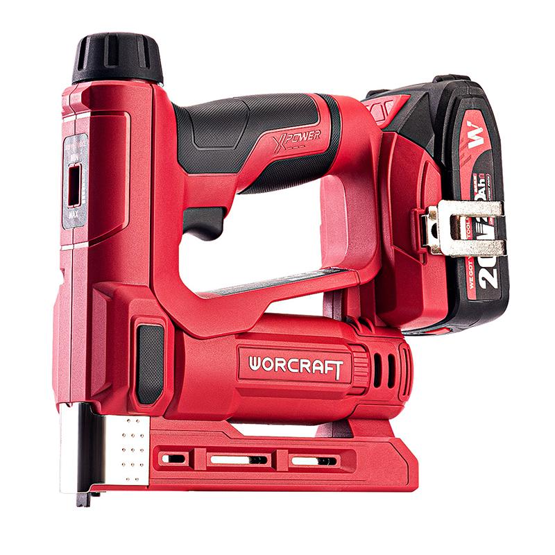 Гвоздезабивной аккумуляторный комбинированный Worcraft CNS‑S20LiC с аккумулятором 2А и зарядным устройством (43285) Гвоздезабивной аккумуляторный комбинированный Worcraft CNS‑S20LiC с аккумулятором 2А и зарядным устройством (43285)