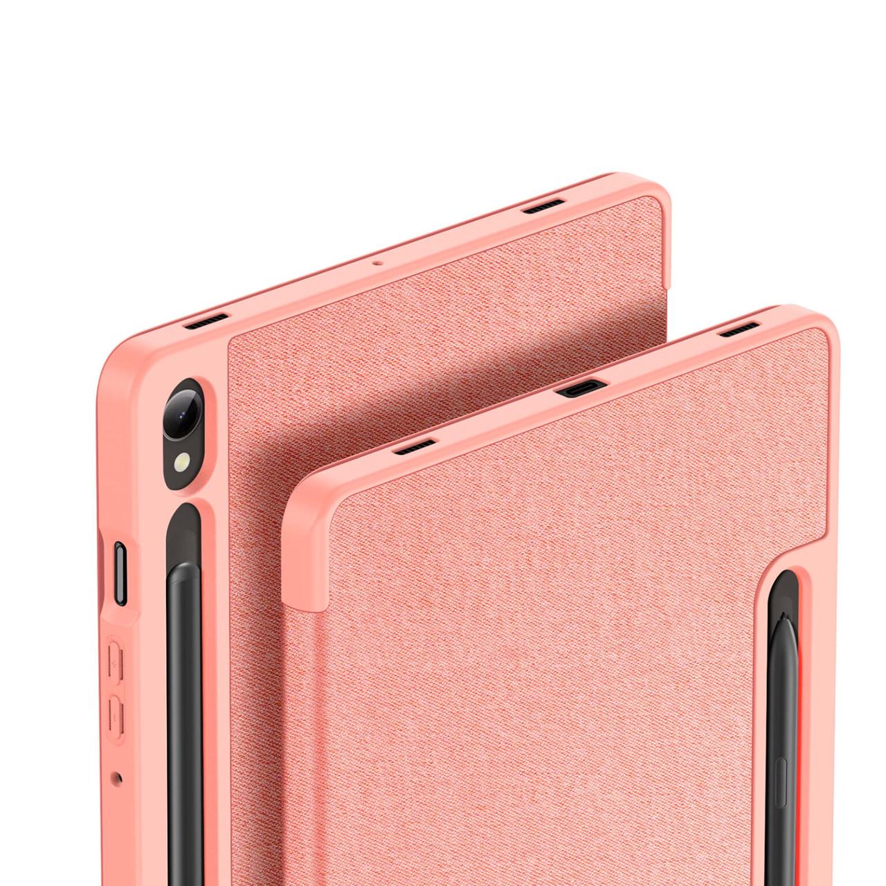 Чехол-книжка Dux Ducis Domo Series для Samsung Galaxy Tab S9 11'' X710/X716B Pink (6934913025913) - фото 2