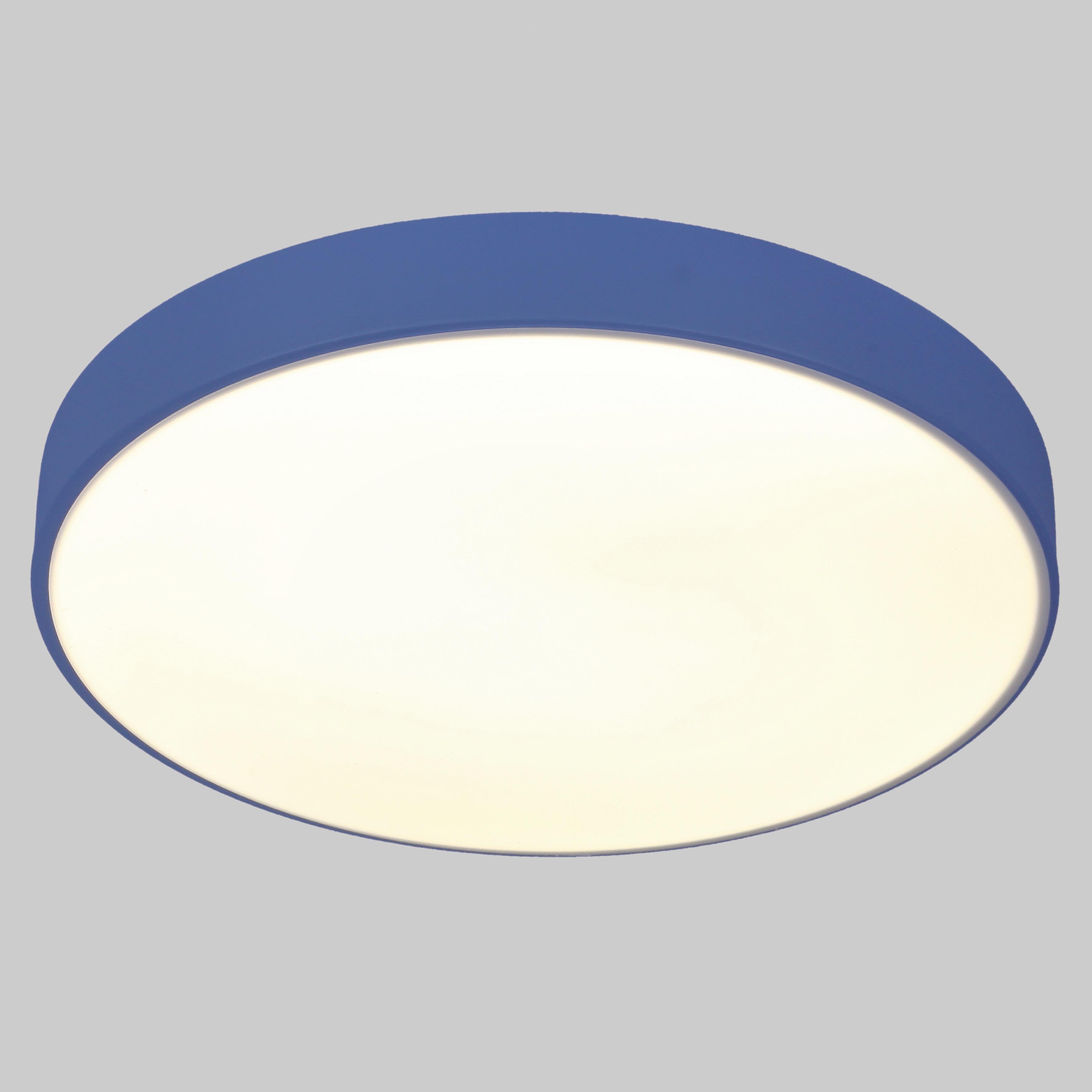 Люстра кругла світлодіодна з пультом 60 см Синій (52-L38 BLUE) - фото 1