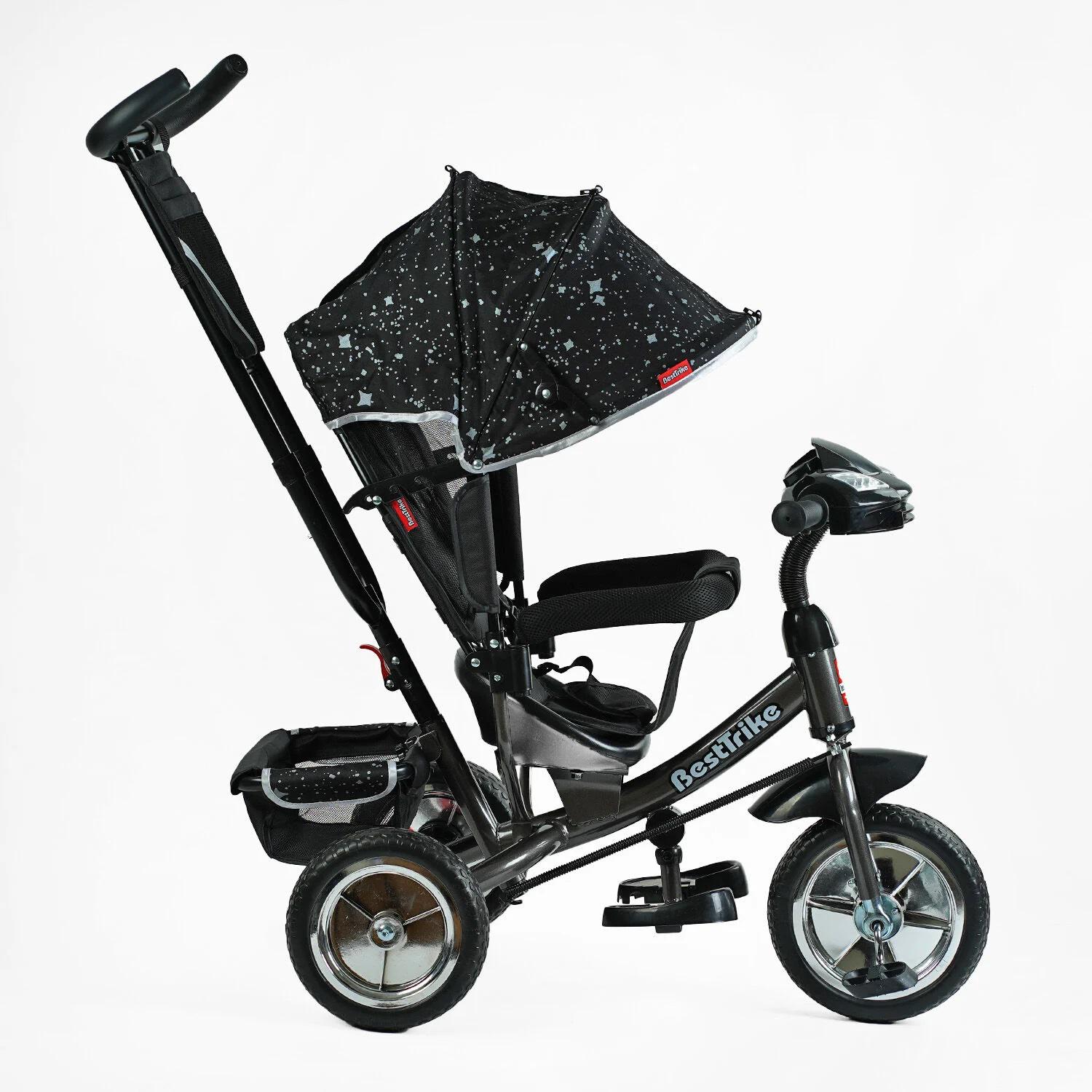 Детский велосипед Best Trike USB Bluetooth 3-х колесный Black (150260)