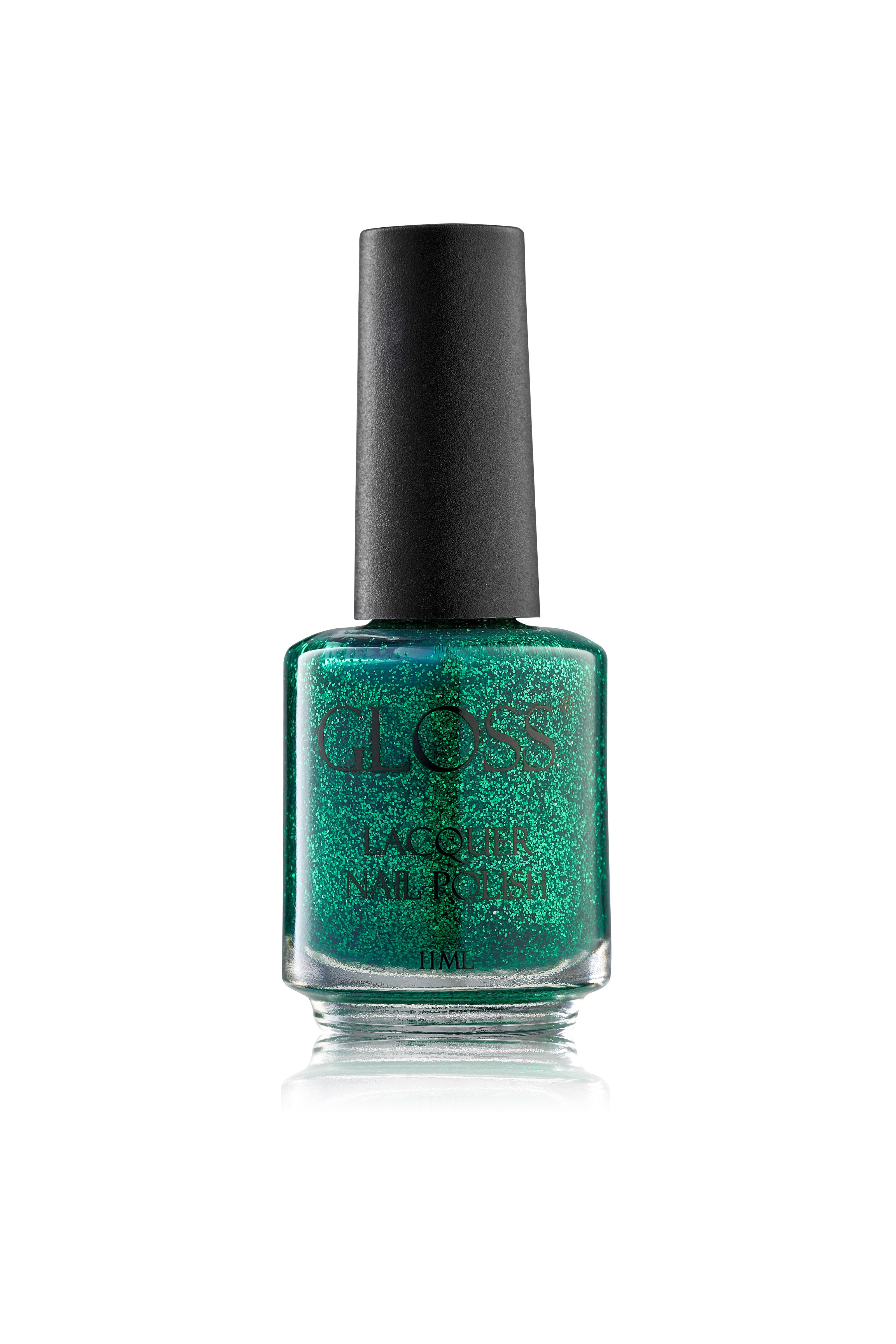 Лак для нігтів GLOSS company Lacquer Nail Polish 11 мл зелений шимер №011 (485926)