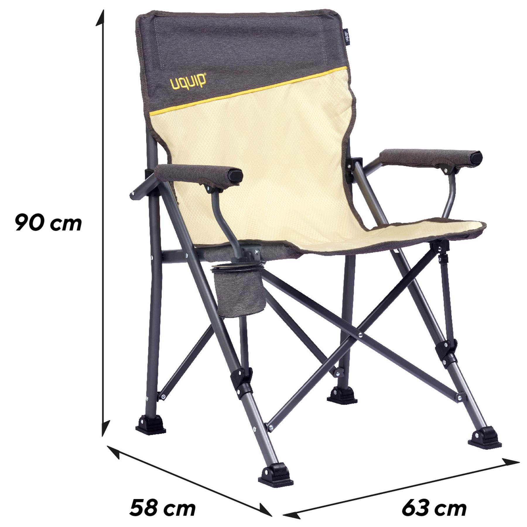 Туристичне крісло розкладне Uquip Roxy Sand/Grey (244038) - фото 6