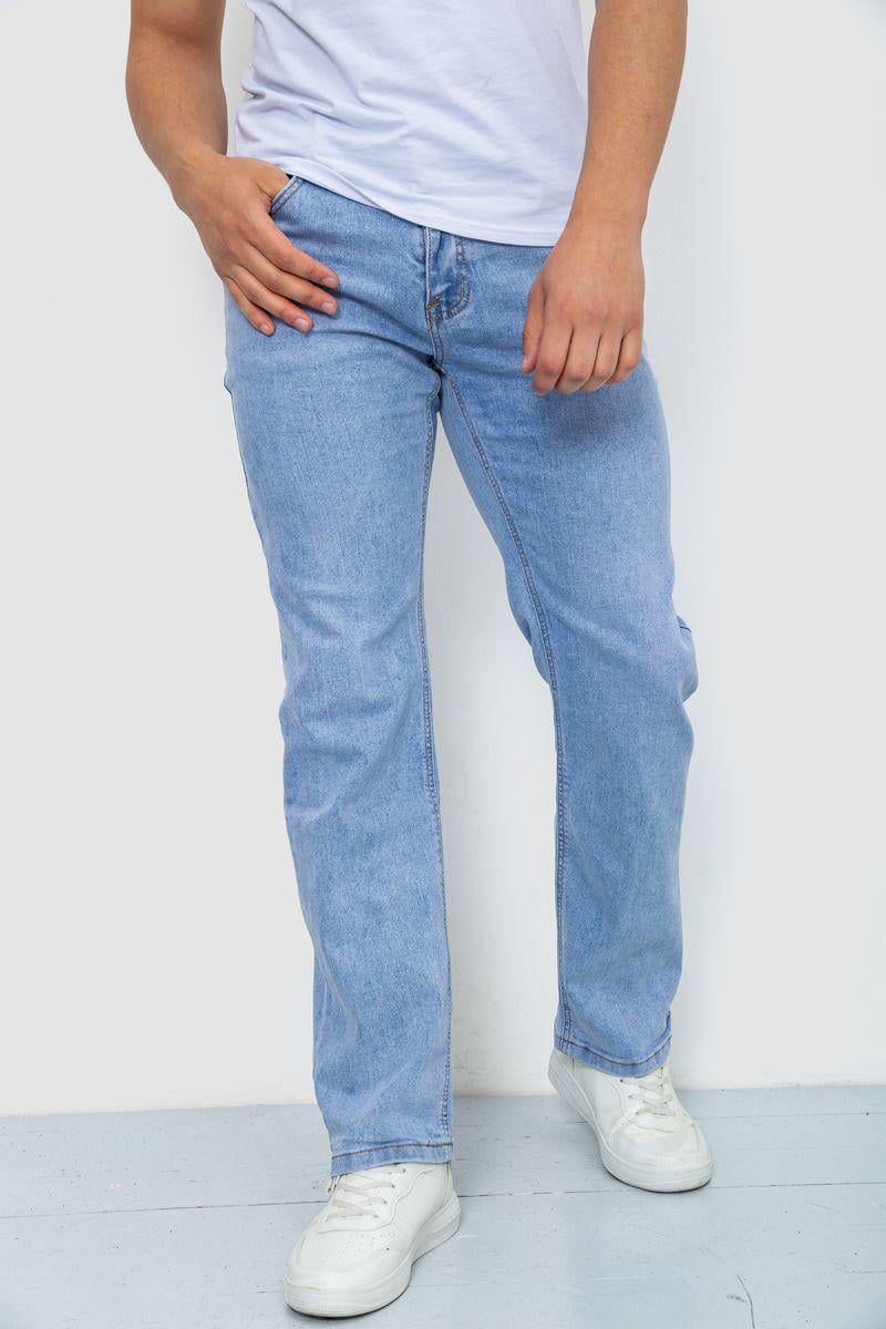 Джинсы мужские однотонные Ager 244R6078 р. 30 Голубой (110722_816984)