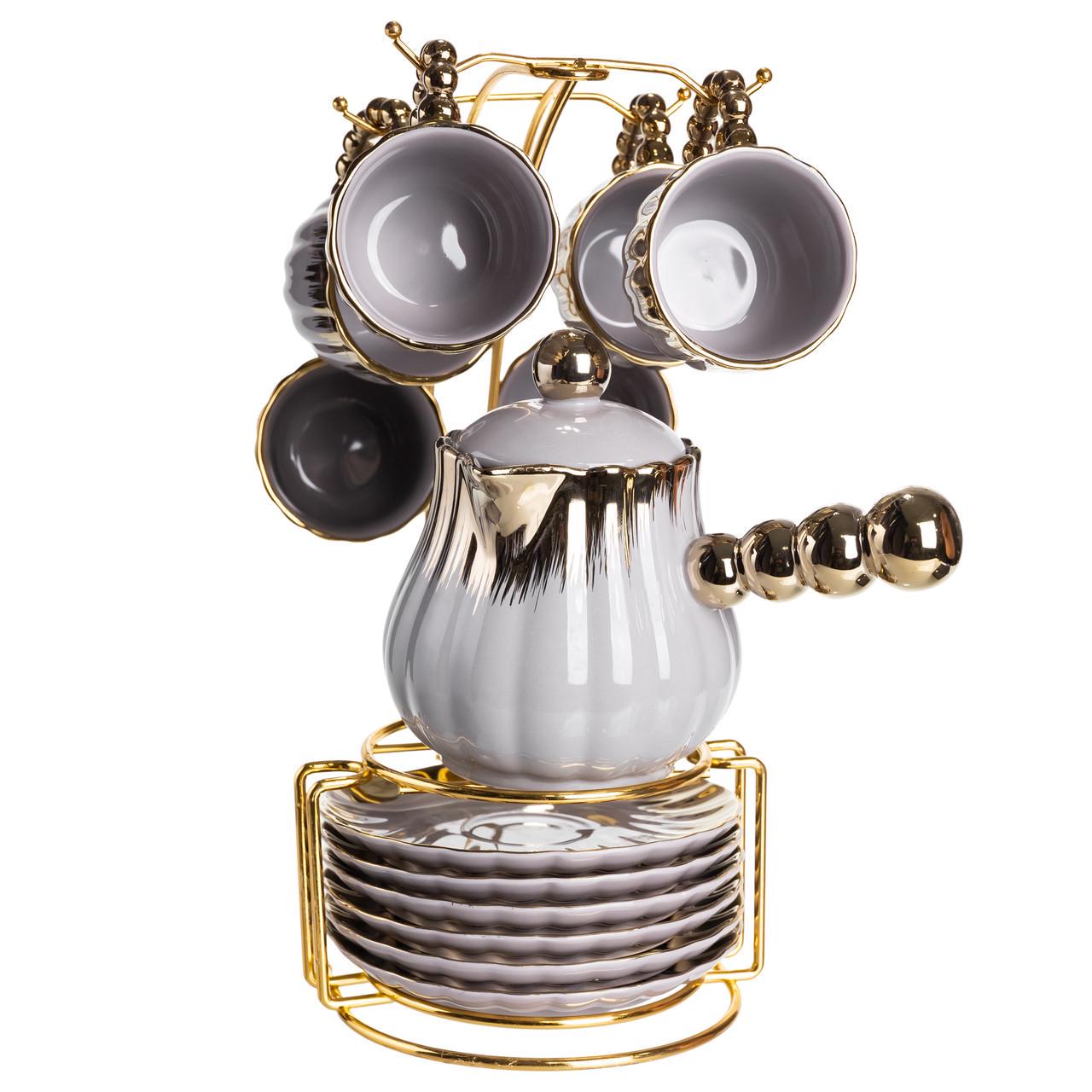 Набір для кави по-турецьки порцеляновий Confidence на 6 персон (FM-JJ-4) - фото 6 Набір для кави по-турецьки порцеляновий Confidence на 6 персон (FM-JJ-4) - фото 6