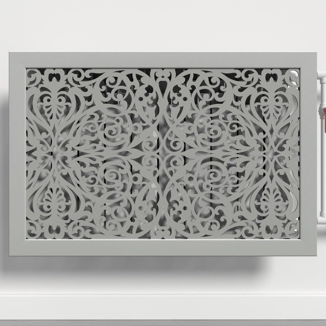 Решетка-экран на батарею SMARTWOOD 300 мм Серый Бетон (R20011109)