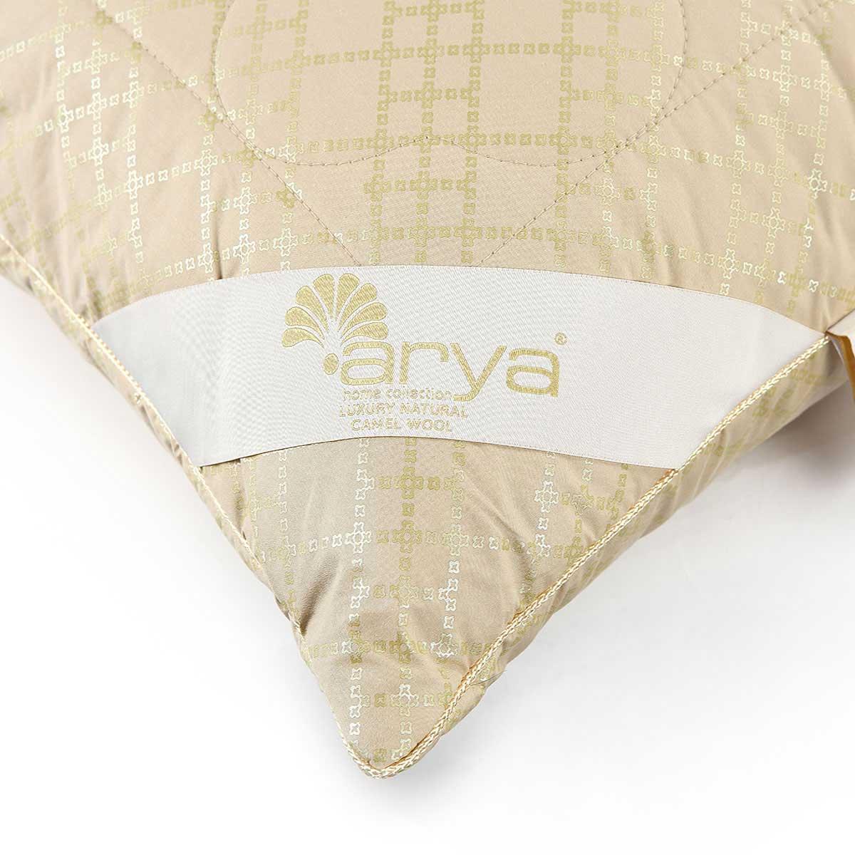 Ковдра Arya Luxury Camel Wool двоспальна євро 195х215 см Бежевий (AR-TR1004377) - фото 2