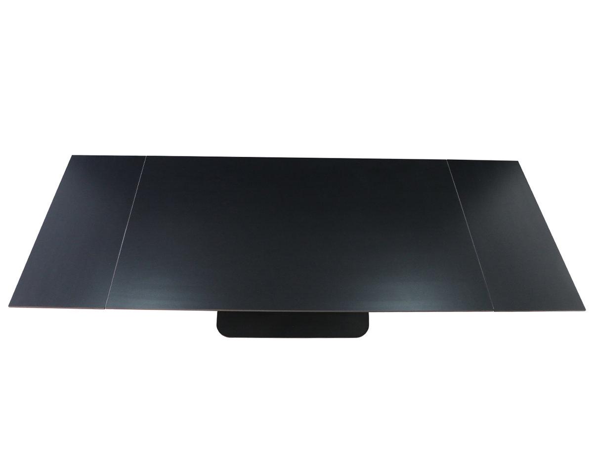 Стол Intarsio Ovidio Ceramic 160/240x90 см Черный матовый (OVIDIO160BL) - фото 5 Стол Intarsio Ovidio Ceramic 160/240x90 см Черный матовый (OVIDIO160BL) - фото 5