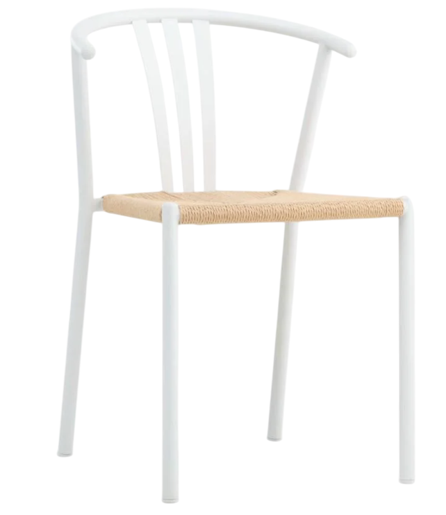 Стул обеденный Белый/Натуральный (71573310)