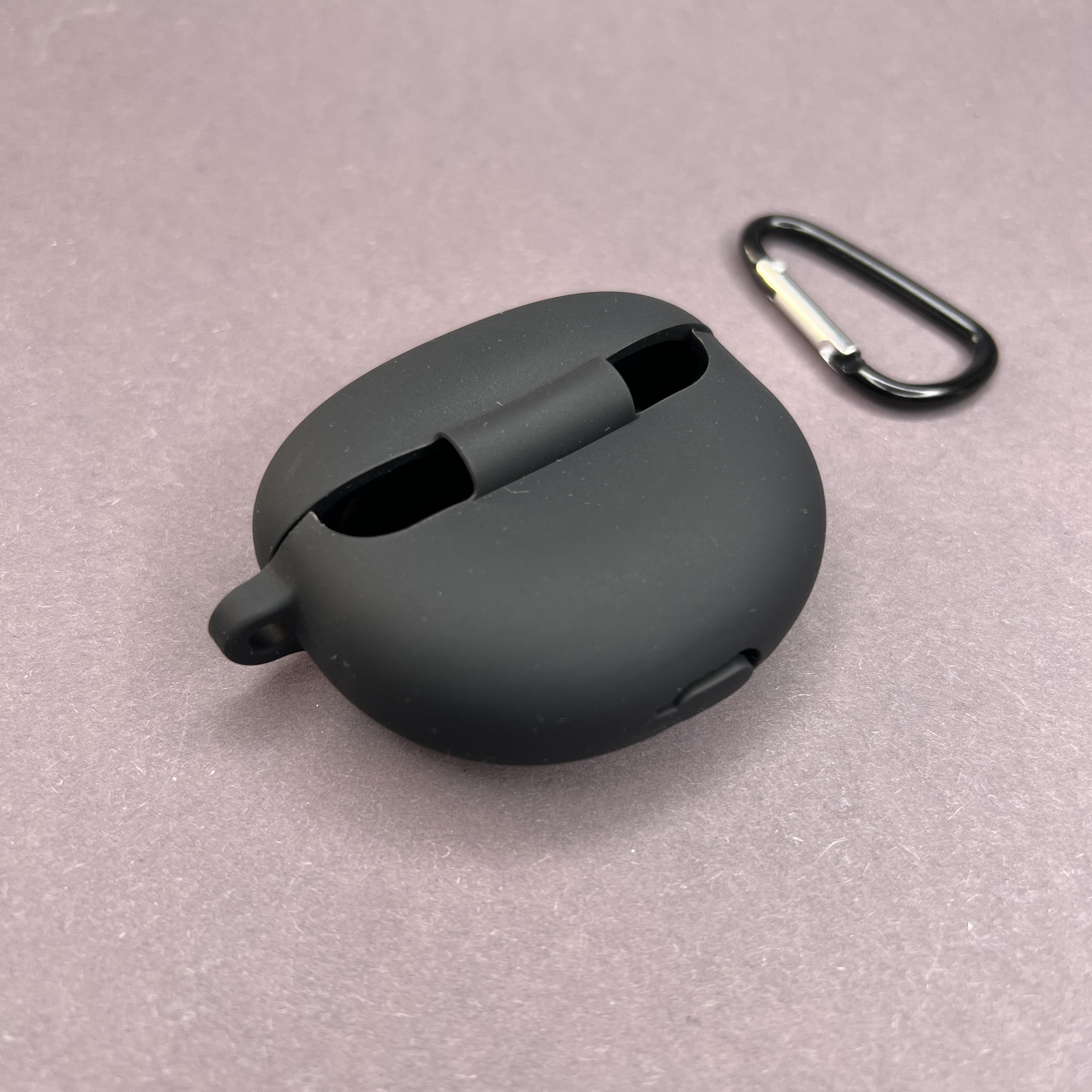 Чехол для наушников Oppo Enco Air 1/Air 2 с карабином толстый противоударный (508984) - фото 2