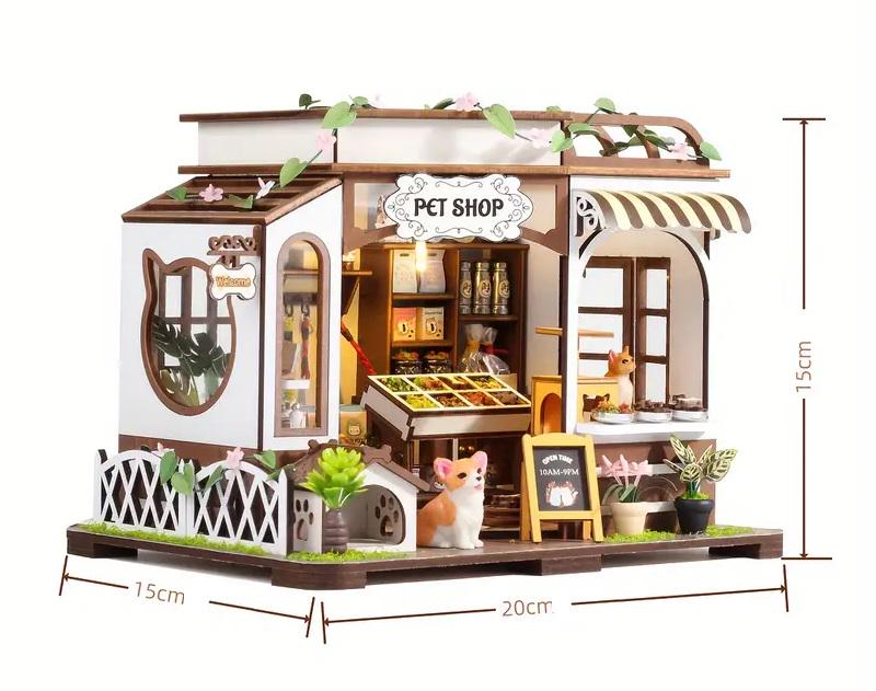 ᐉ Конструктор интерьерный румбокс Зоомагазин Pet Shop (TSZH218