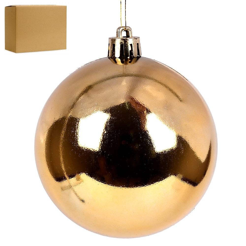 Ялинкові кульки 8 см глянець 50 шт. (9191G-8)