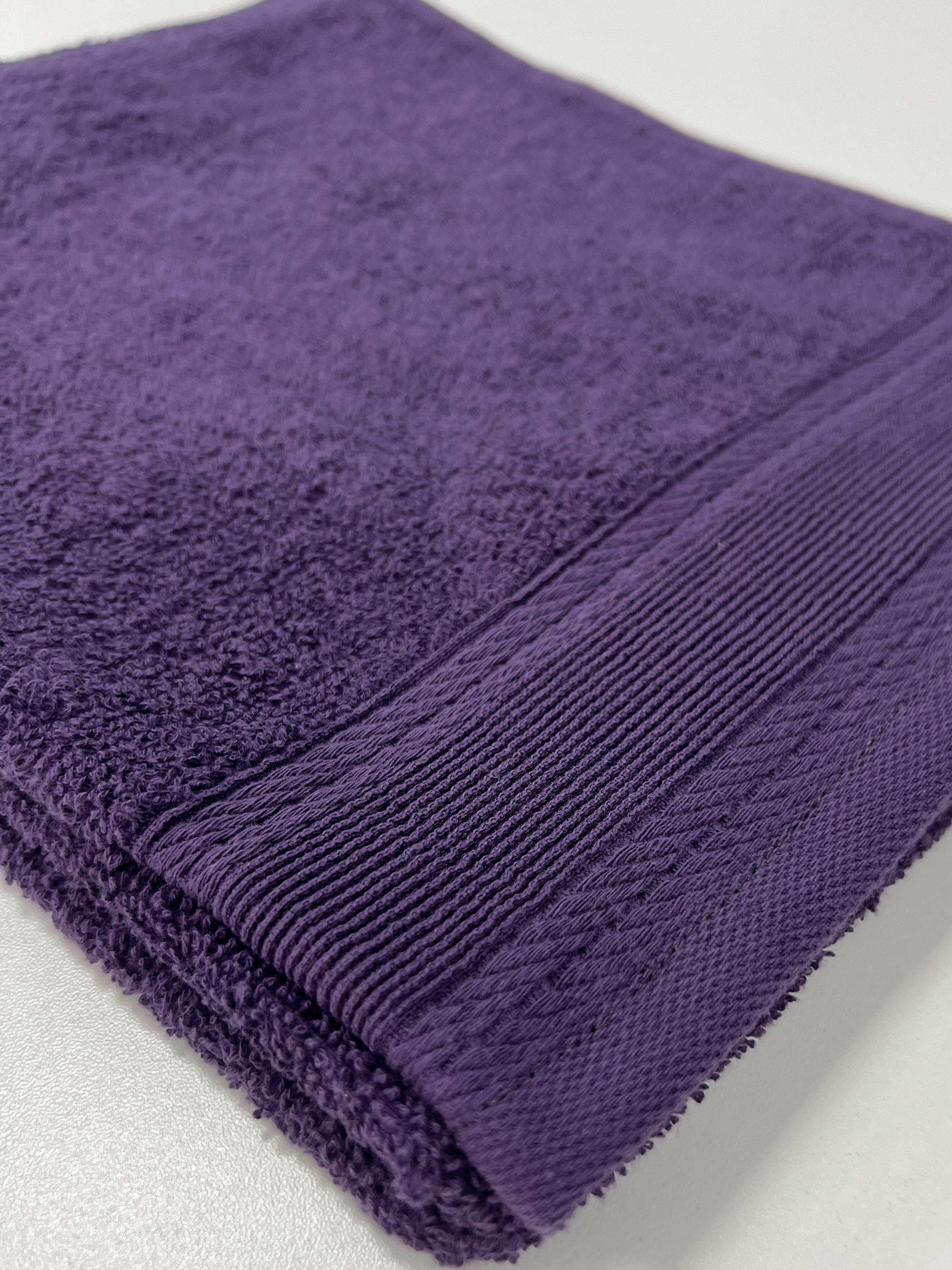 Полотенце махровое с бордюром 400г/м2 100х150 см Темно-фиолетовый (9900244) - фото 4 Полотенце махровое с бордюром 400г/м2 100х150 см Темно-фиолетовый (9900244) - фото 4