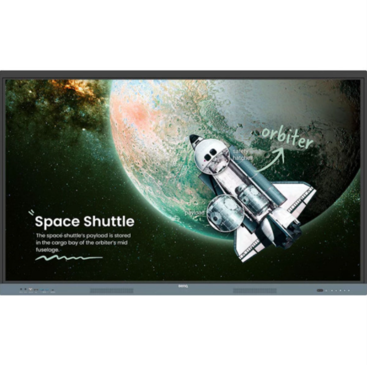 Панель сенсорна інтерактивна BenQ RE7504 75" IPS UHD з колонками Black (9H.F9FTK.DE6)