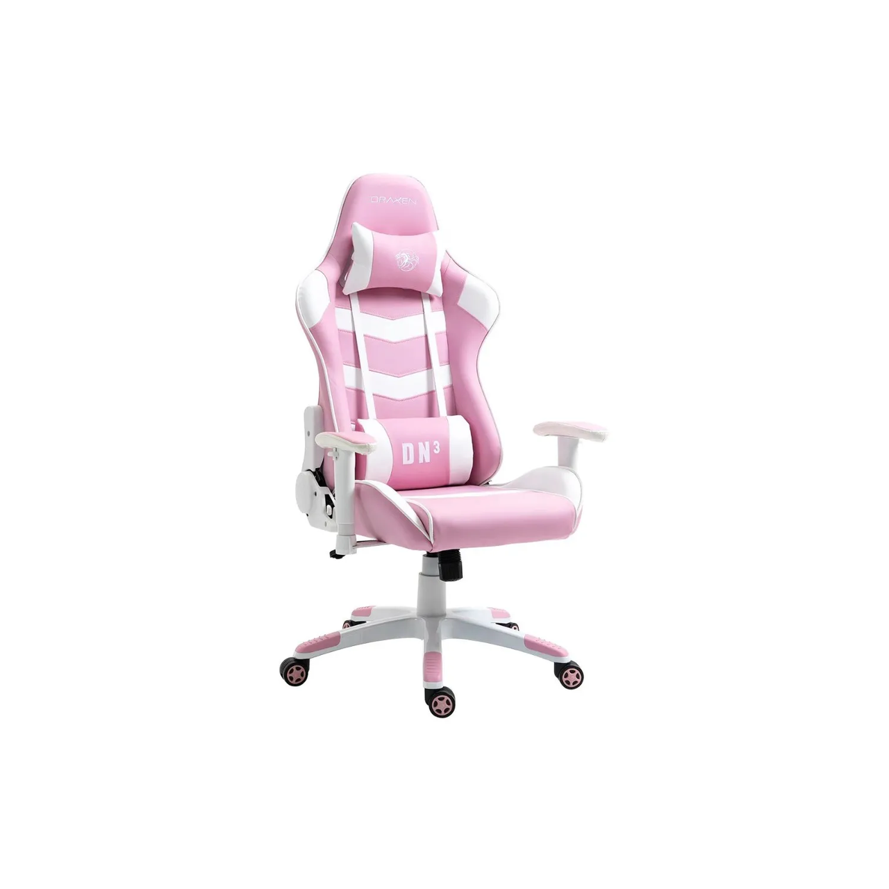 Ігрове крісло KL-434 Біло-рожевий (31234789) Ігрове крісло KL-434 Біло-рожевий (31234789)