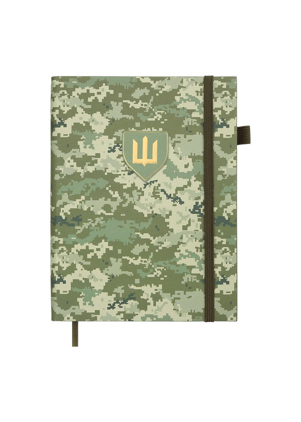 Ежедневник Buromax 2026 MILITARY А5 датированный Светло-зеленый (BM.21134-15)