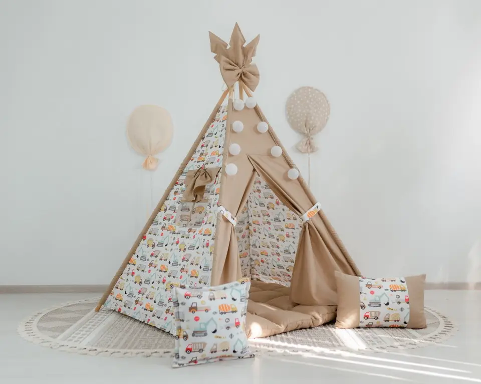 Вигвам для ребенка Машинки с матрасом БОН БОН (0001091) - фото 9 Вигвам для ребенка Машинки с матрасом БОН БОН (0001091) - фото 9