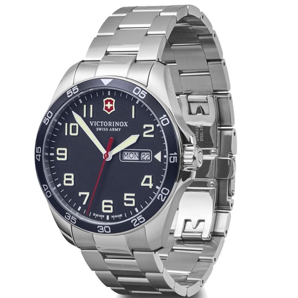 Наручний годинник чоловічий Victorinox Swiss Army Fieldforce кварцевий Silver (V241851) - фото 2 Наручний годинник чоловічий Victorinox Swiss Army Fieldforce кварцевий Silver (V241851) - фото 2