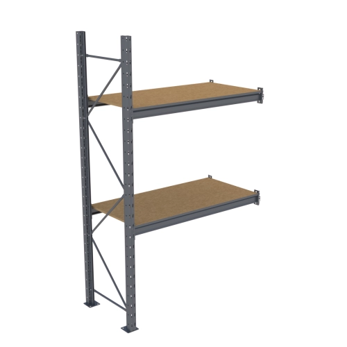 Стеллаж Modern-Expo Mini Rack с полками ДСП приставная секция 2 уровня 2584х1240х615 мм (3-3-71)