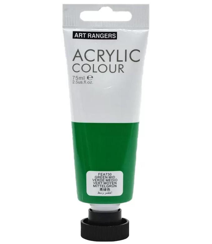 Фарба акрилова ART RANGER 75 мл Green Mid - фото 1