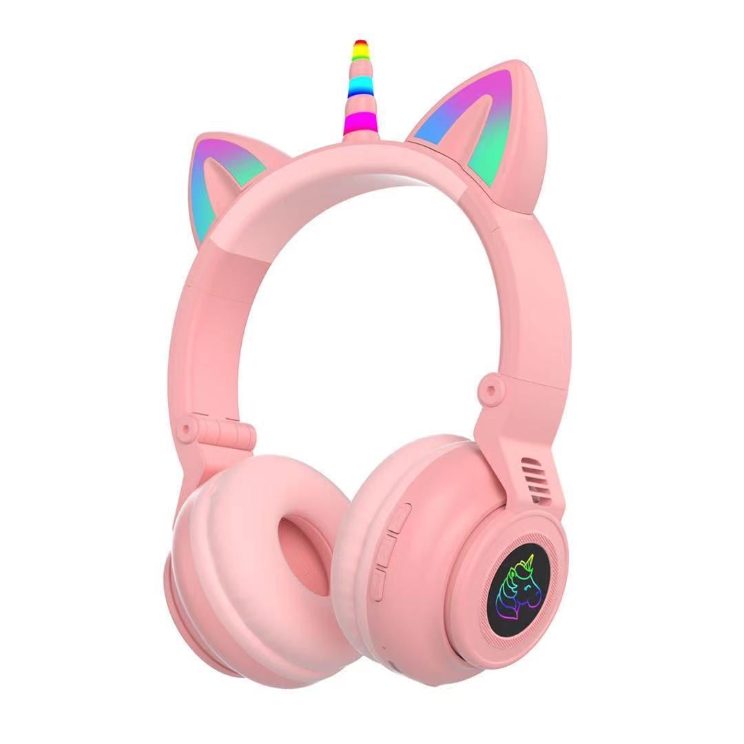 Навушники бездротові Cute Headset 27STN Pink (5e3e3dbf)