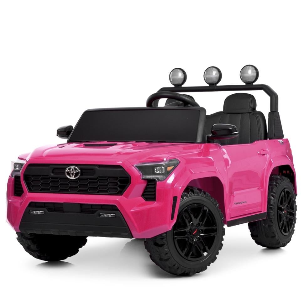 Детский электрический джип Bambi Toyota 12V двухместный до 40 кг Розовый (DE-169-E-969)