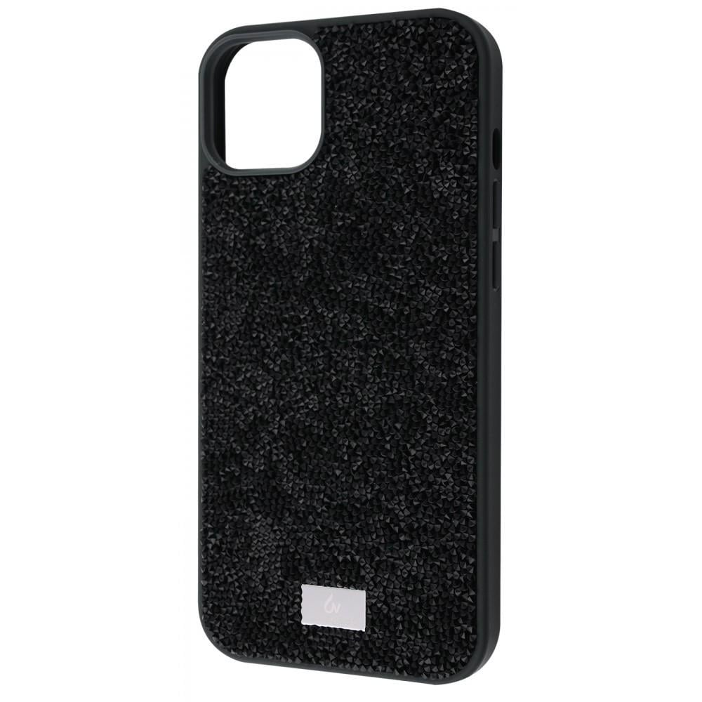 ᐉ Чехол с камнями и блёстками Bling World Rock Diamond (TPU) iPhone 14 Plus  black • Купить в Киеве, Украине • Лучшая цена в Эпицентр