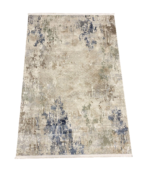 Ковер Aqua A105C 0,8х1,5 м Beige/Blue (6214-10)