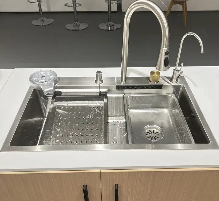 Кухонна раковина з неіржавкої сталі багатофункціональна Sink 8045 800x450x210 мм (482019414) Кухонна раковина з неіржавкої сталі багатофункціональна Sink 8045 800x450x210 мм (482019414)