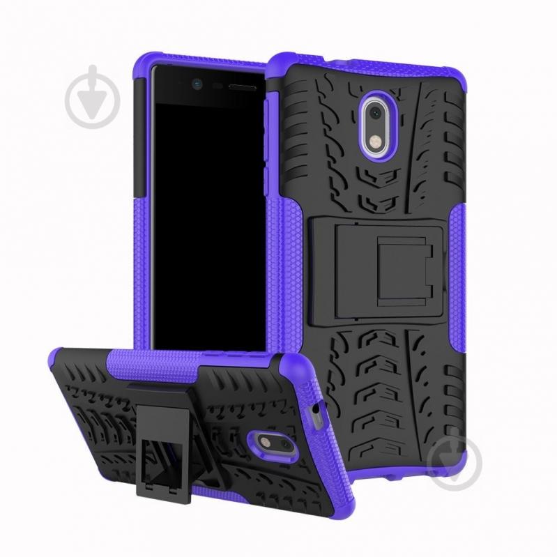 Чехол Armor Case для Nokia 3 Фиолетовый (hub_cxhA85223) Чехол Armor Case для Nokia 3 Фиолетовый (hub_cxhA85223)