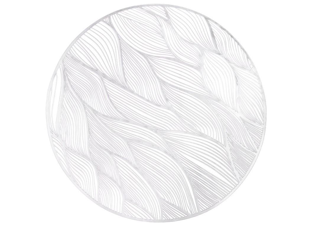Набор салфеток сервировочных BonaDi Modern 38 см 4 шт. Серебристый (445-023)