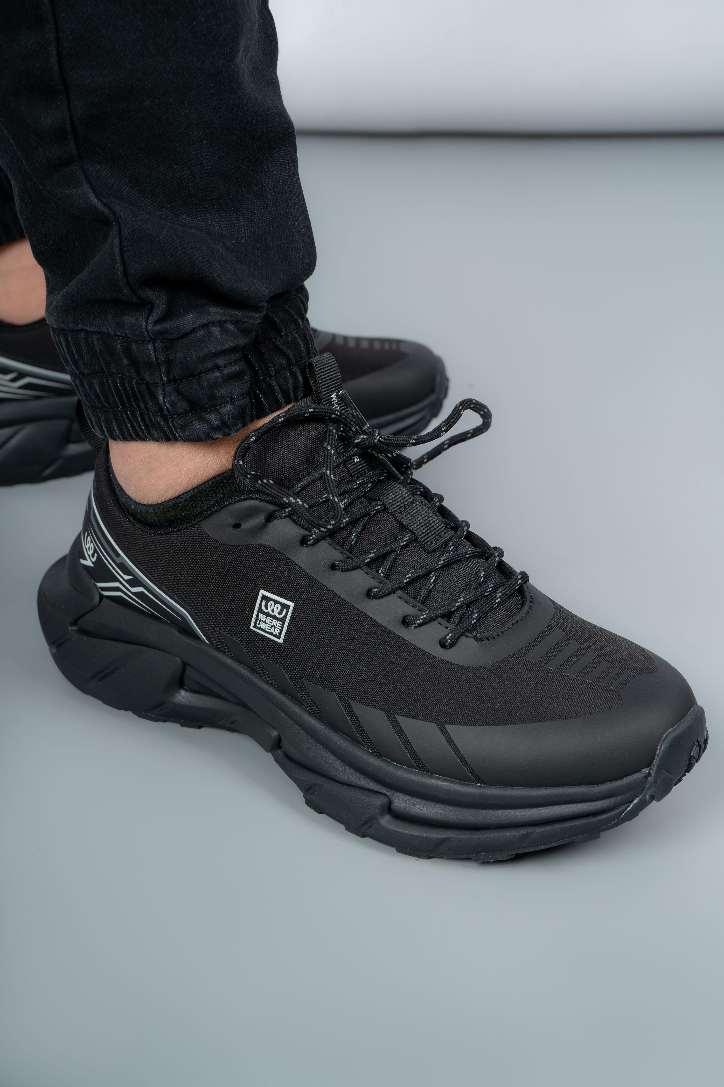 Кроссовки мужские Where Uwear WUW5963-BLACK р. 40 Черный (346682_40)