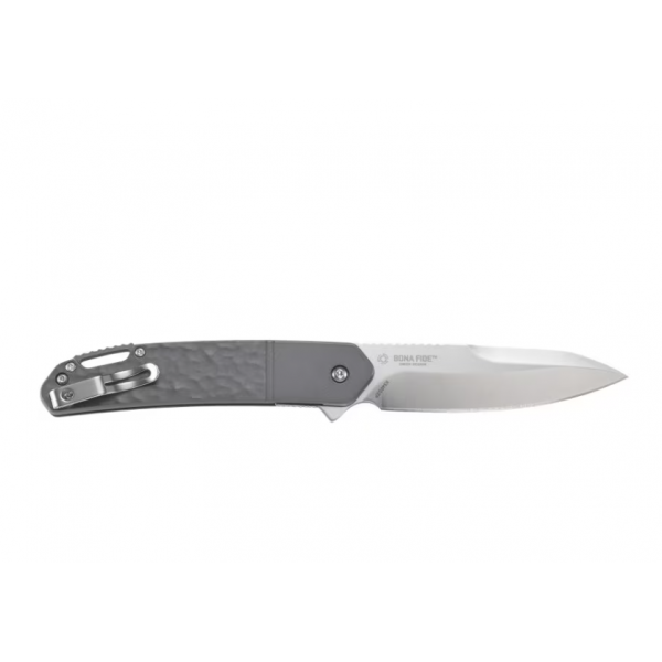 Ніж складаний армійський CRKT Bona Fide військовий Silver (NC/K540GXP) - фото 8