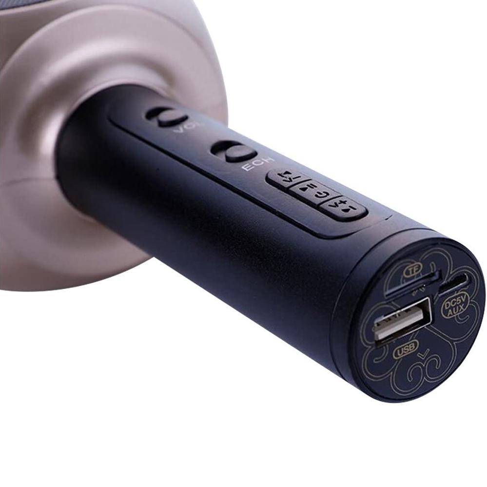 Караоке-мікрофон дитячий Bluetooth USB YS-63 Чорний (120.156) - фото 2