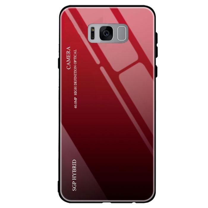 Чехол бампер Primolux Gradient Glass для Samsung Galaxy S8 Plus SM-G955 Red (984496276)