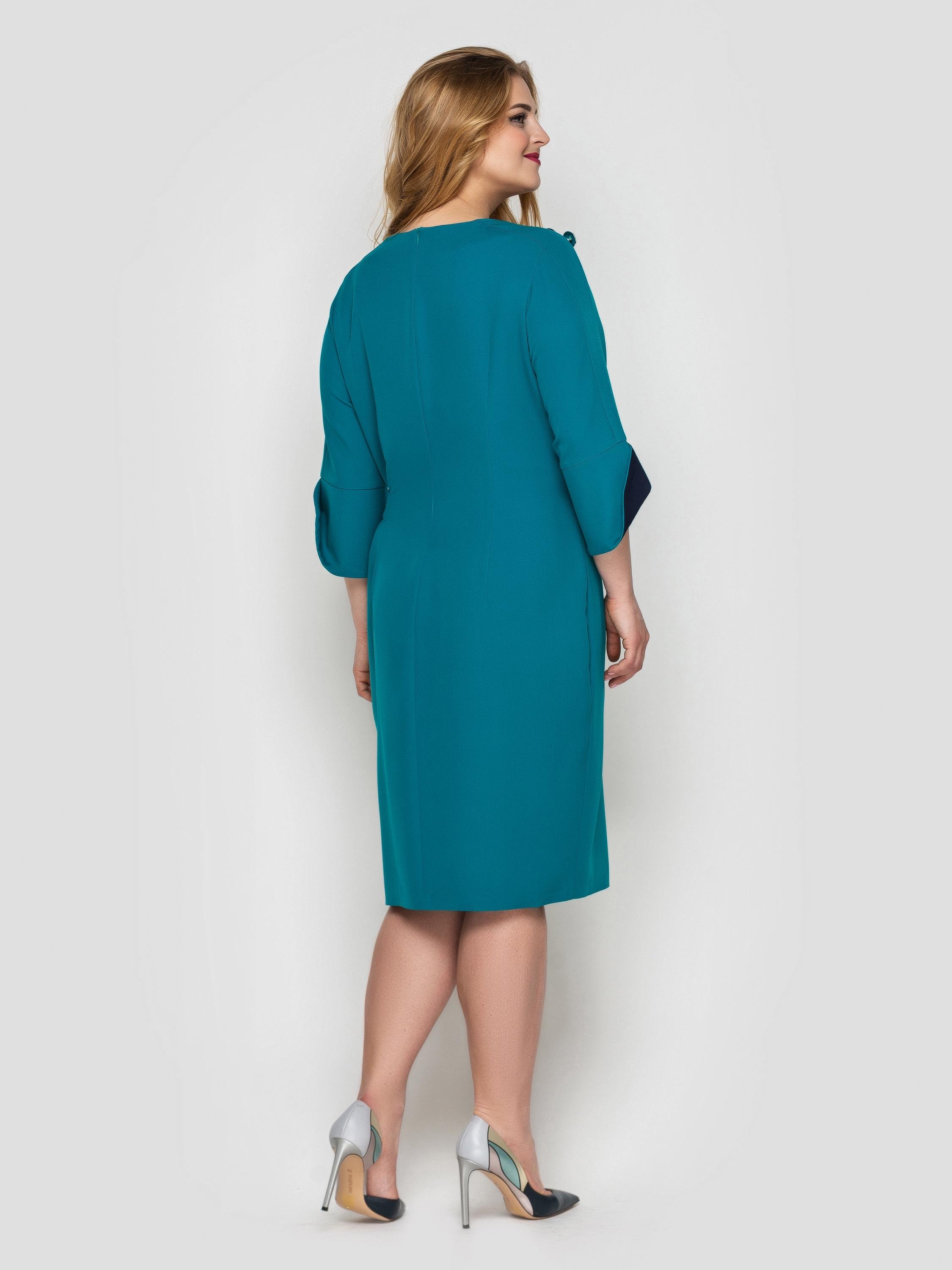 Платье VLAVI Джулия р. 52 Бирюзовый (121801-52) - фото 3