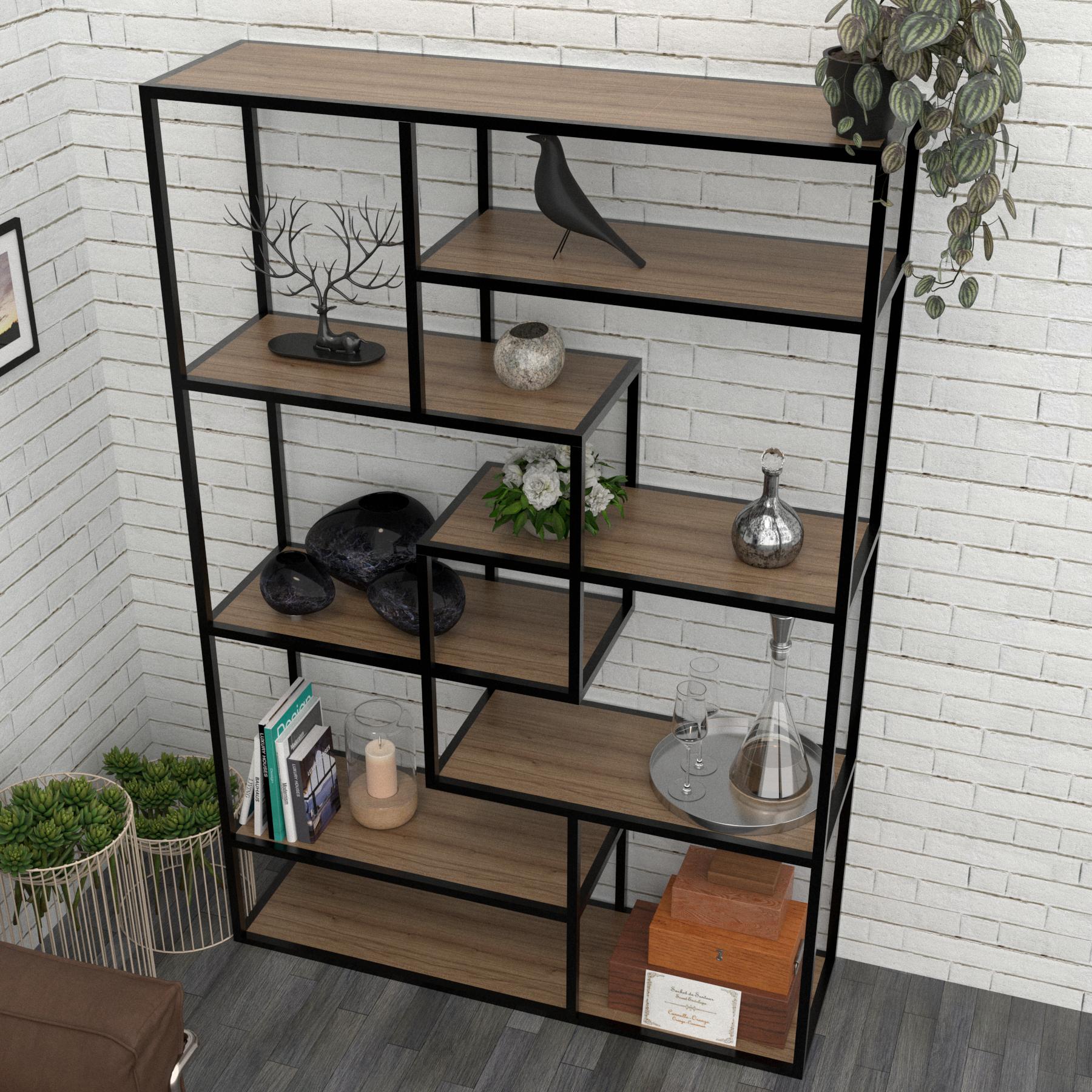 Стеллаж EcoLoft Mirelle DSP-1163 в стиле лофт (24368673)