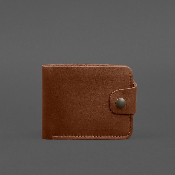 Шкіряне портмоне 9.1 Світло-коричневий (A-028650)