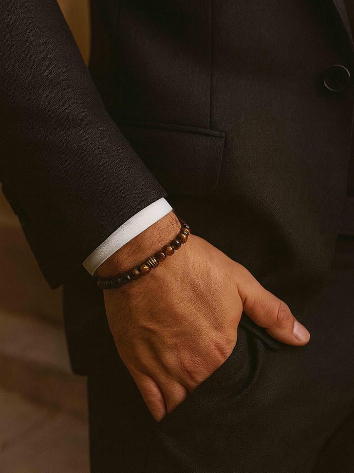 Браслет из камня тигровый глаз (4540) Браслет из камня тигровый глаз (4540)